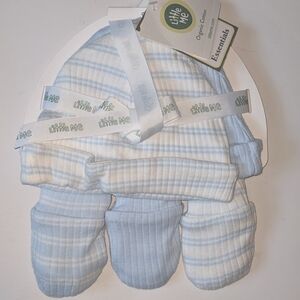 Little Me Baby Boys Cuddle Hat & Mitt Set of 6